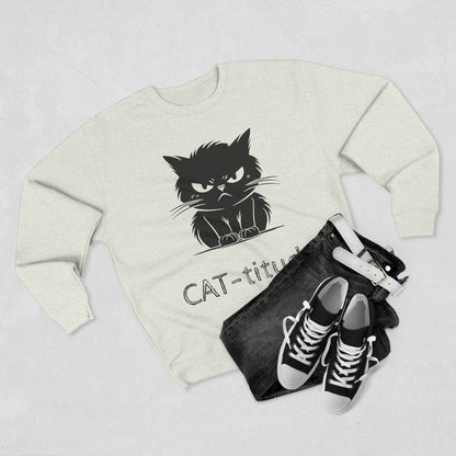 CAT-titude Unisex Crewneck Sweatshirt