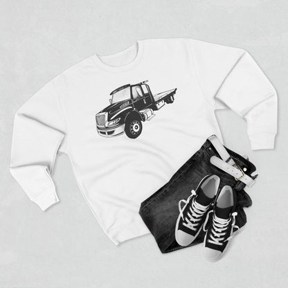 Flatbed Tow Truck Unisex Crewneck Sweatshirt
