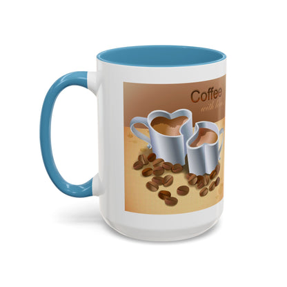 Coffee With Love 2-Tone Coffee Mug