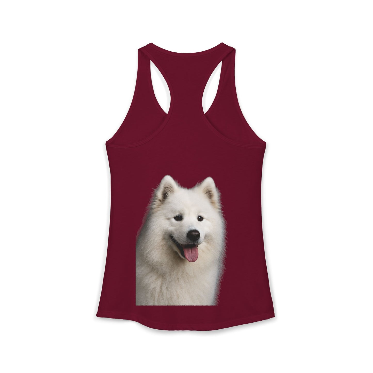 Samoyed Head Women's Racerback Tank