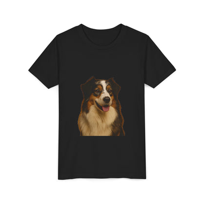 Aussie Head Youth Unisex Short Sleeve Crewneck Tee