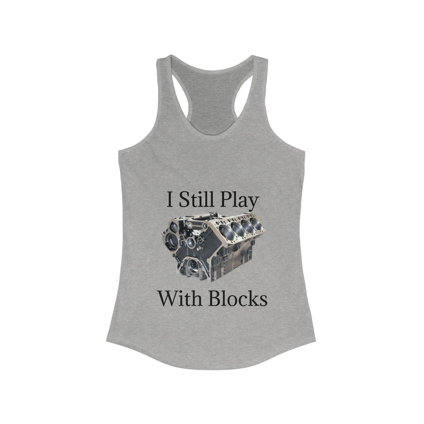 Play With Blocks Women's Racerback Tank