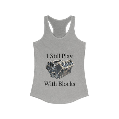 Play With Blocks Women's Racerback Tank