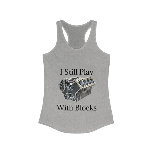 Play With Blocks Women's Racerback Tank