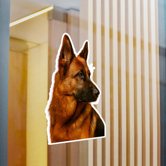 German Shepherd Head Vinyl Decal