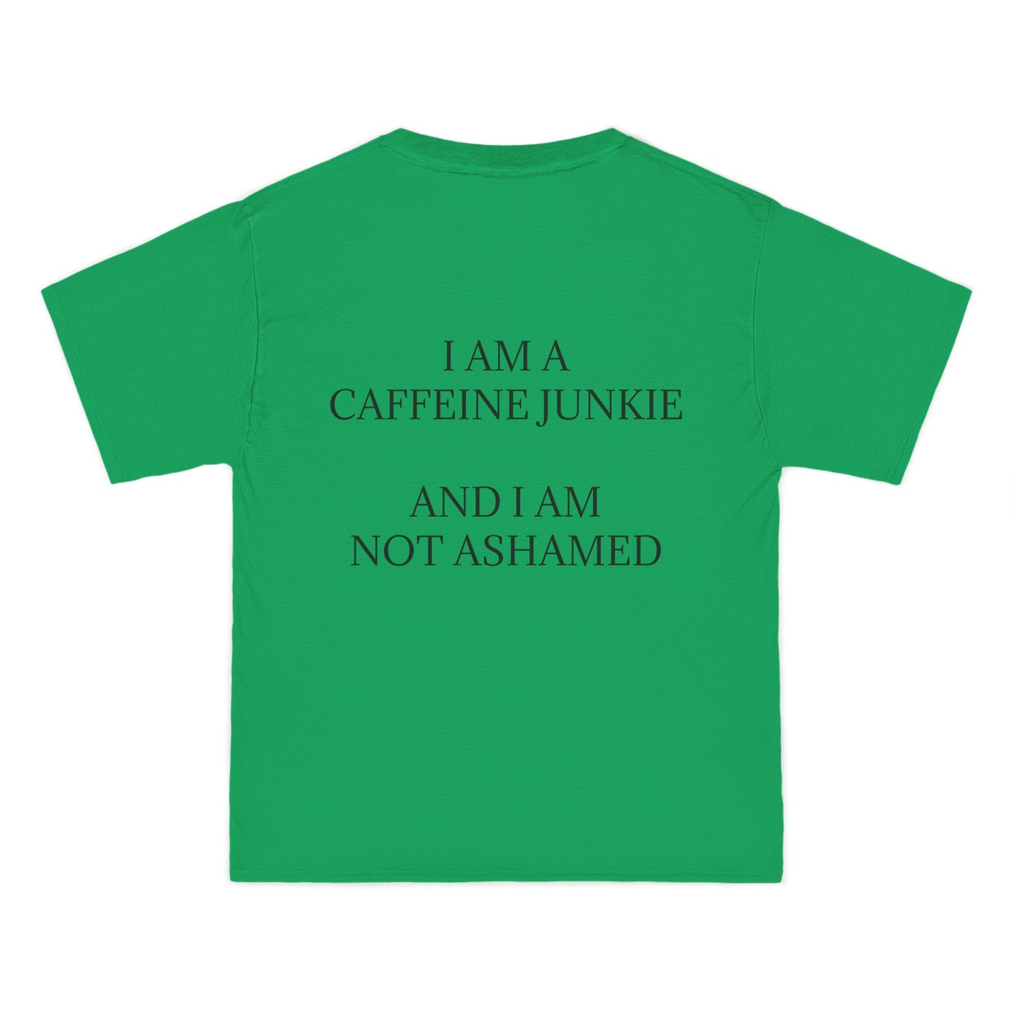 Caffeine Junkie Men's Short-Sleeve Crewneck Tee