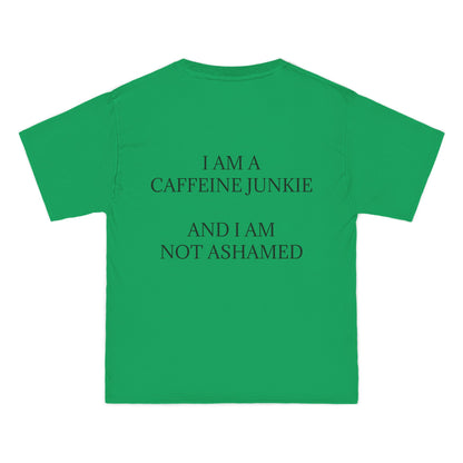 Caffeine Junkie Men's Short-Sleeve Crewneck Tee