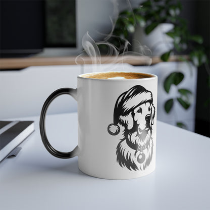 Santa Paws Golden Color Changing Mug