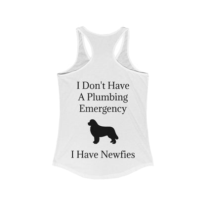 Plumbing Emergency Women's Racerback Tank