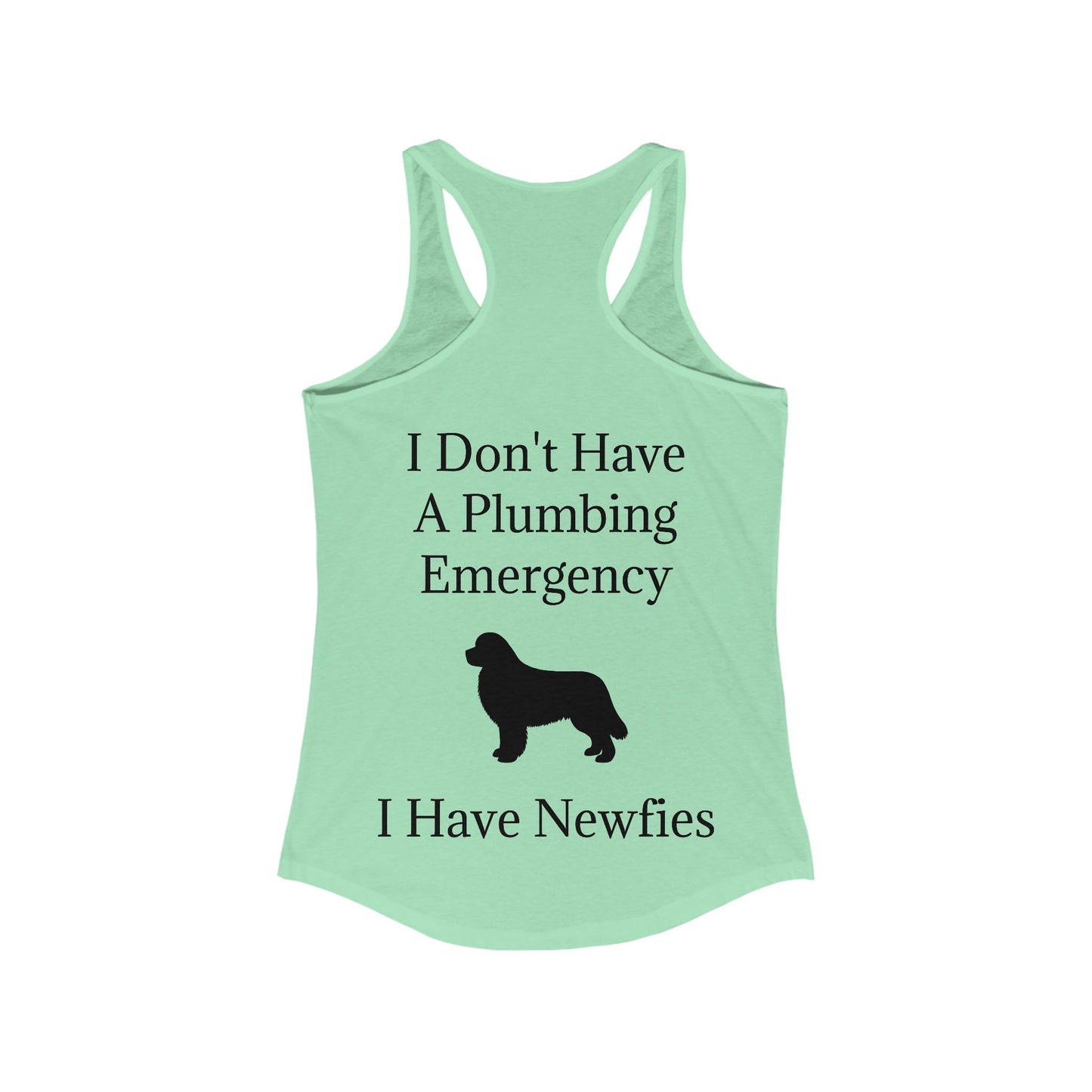 Plumbing Emergency Women's Racerback Tank