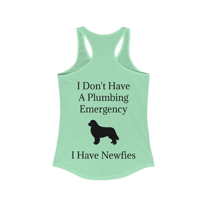 Plumbing Emergency Women's Racerback Tank