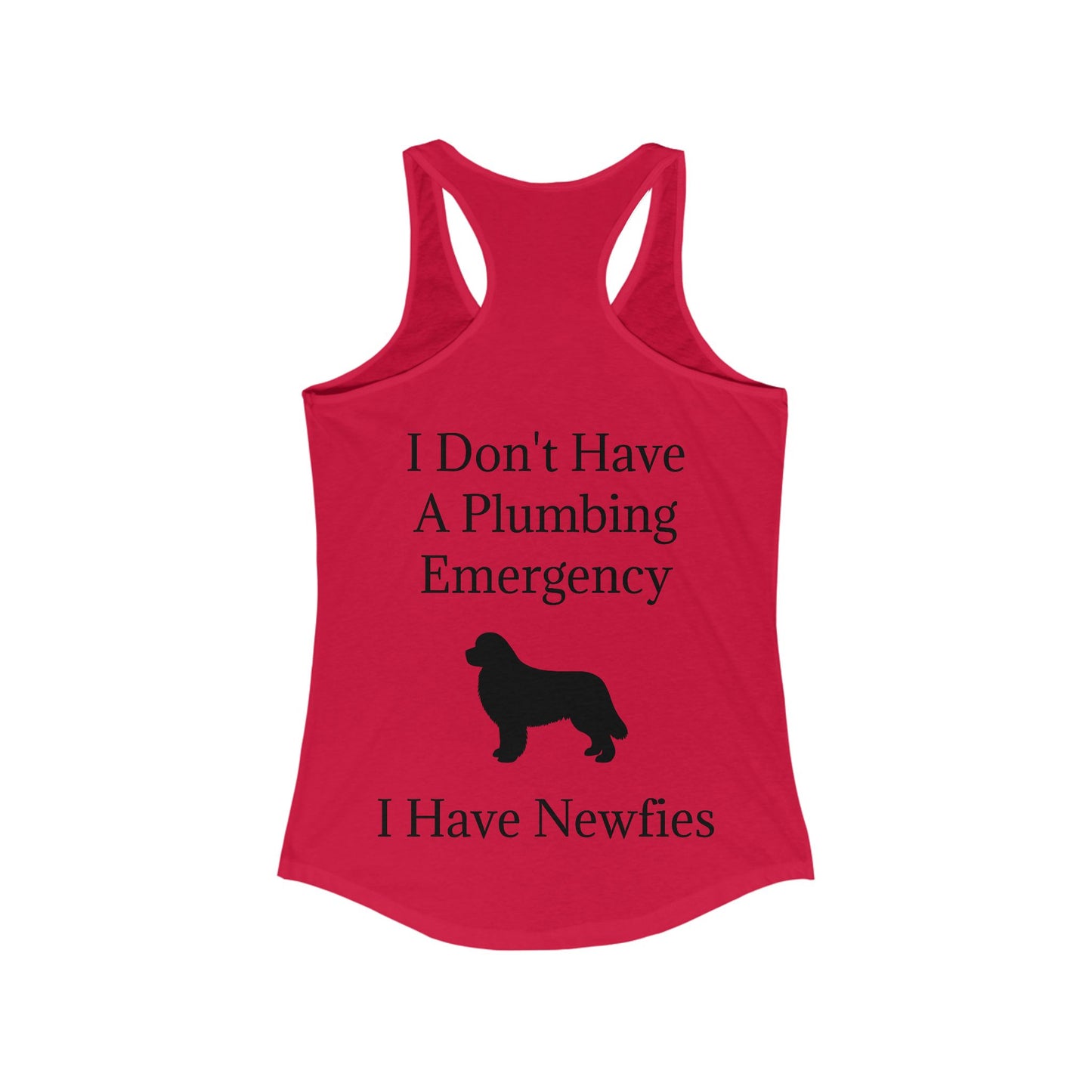 Plumbing Emergency Women's Racerback Tank