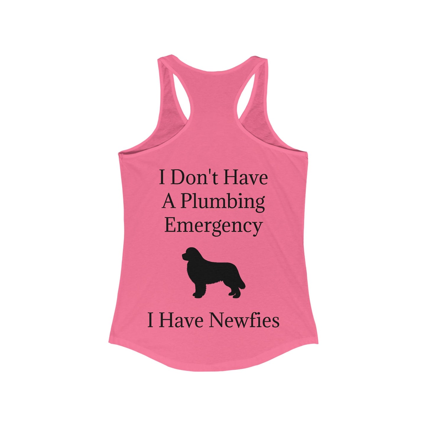 Plumbing Emergency Women's Racerback Tank