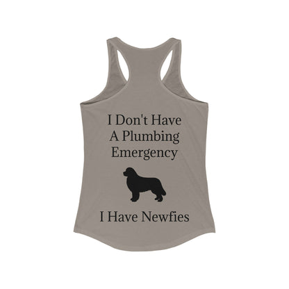 Plumbing Emergency Women's Racerback Tank