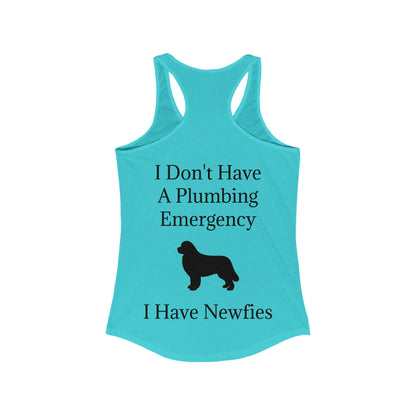 Plumbing Emergency Women's Racerback Tank