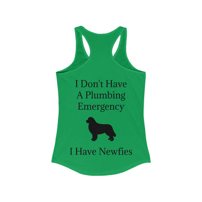 Plumbing Emergency Women's Racerback Tank