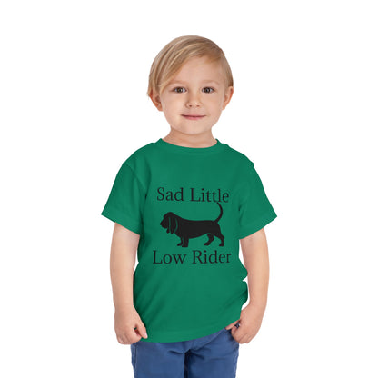 Sad Little Low Rider Toddler Unisex Short Sleeve Crewneck Tee
