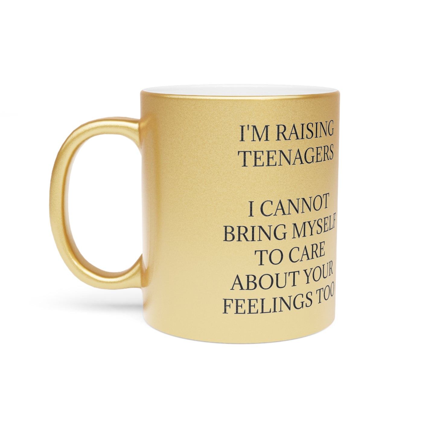 Raising Teenagers Metallic Coffee Mug