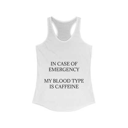 Blood Type Women's Racerback Tank