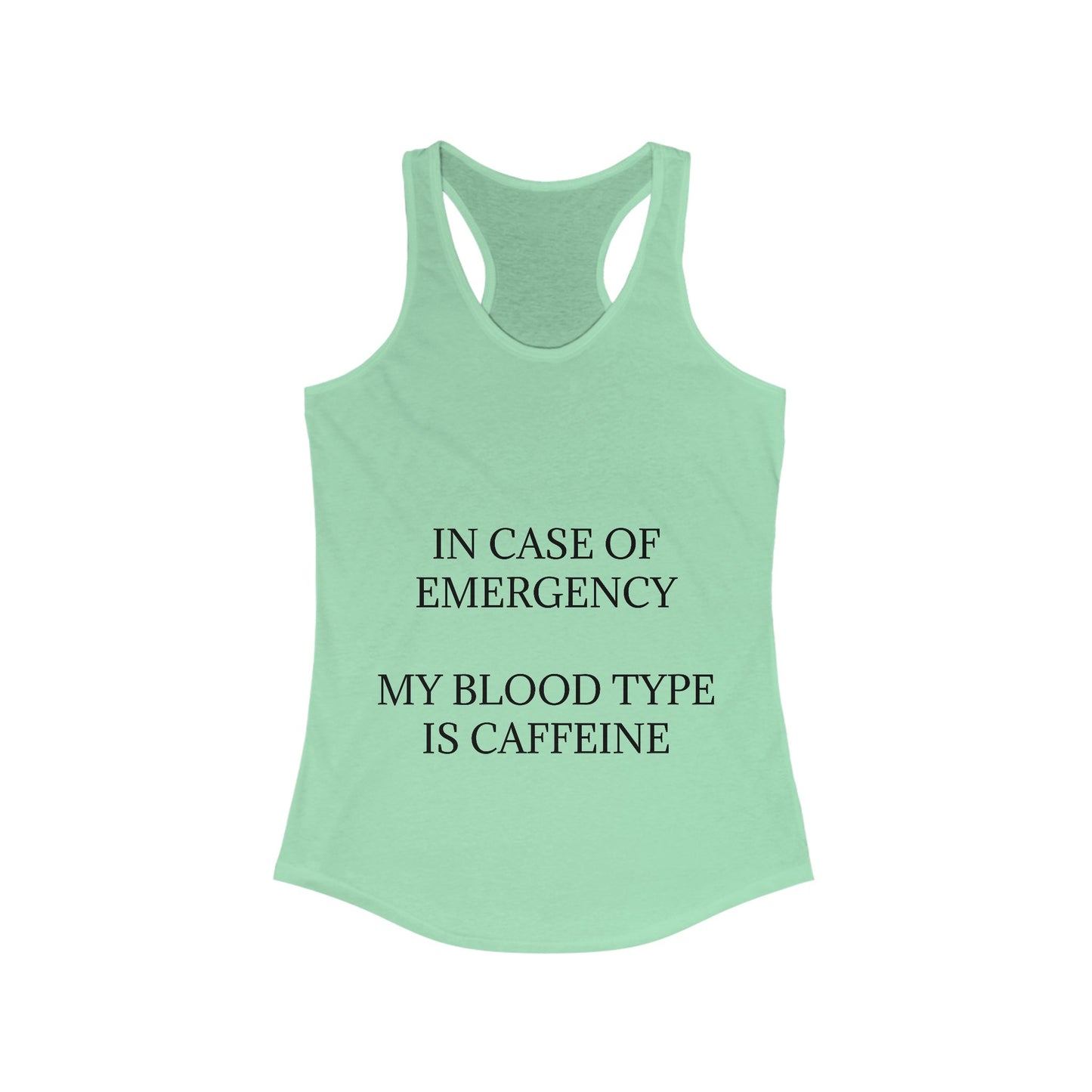 Blood Type Women's Racerback Tank