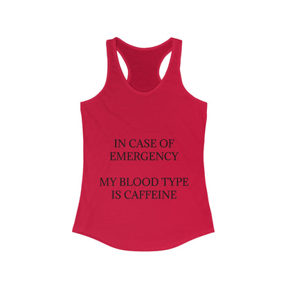 Blood Type Women's Racerback Tank
