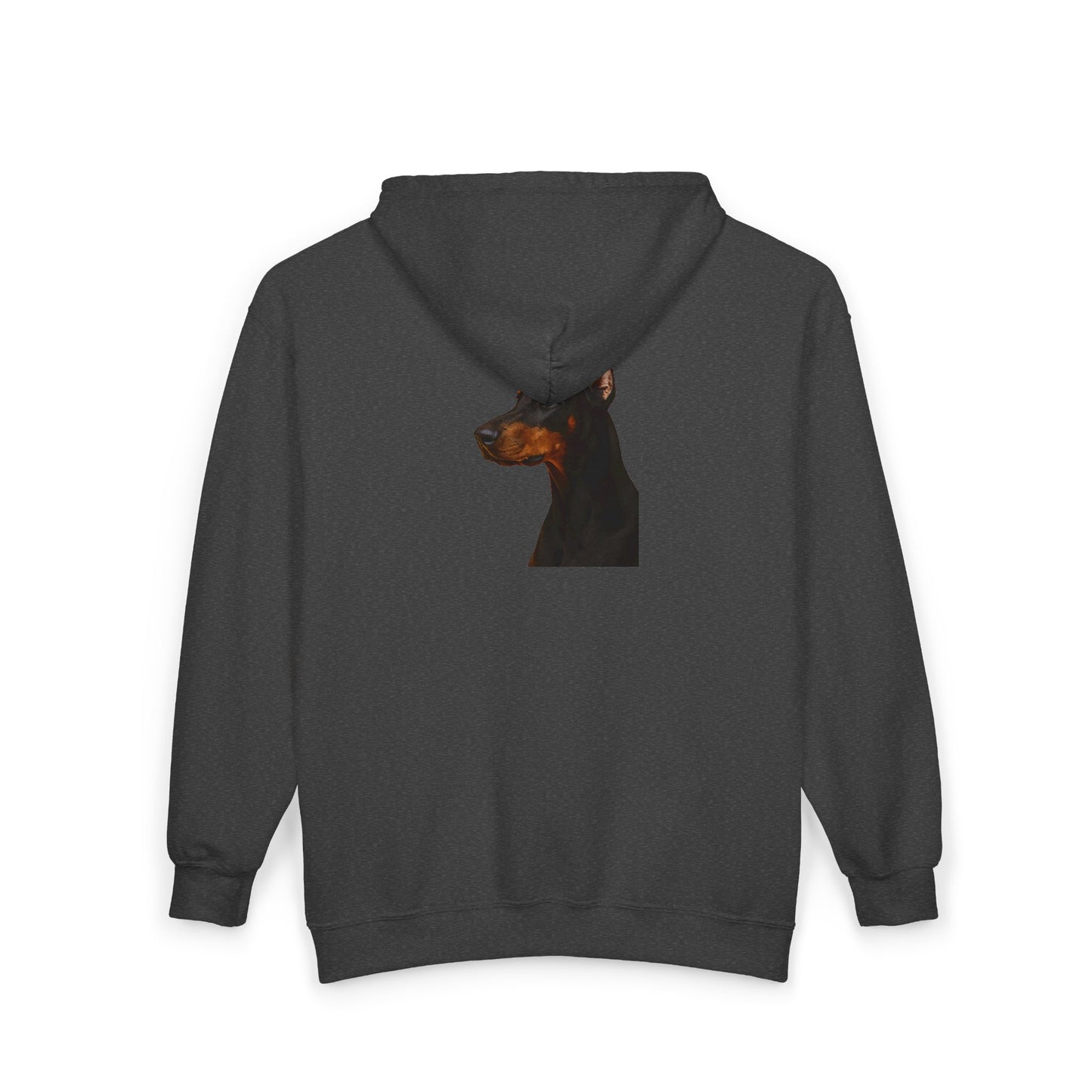 Doberman Head Unisex Full Zip Hoodie