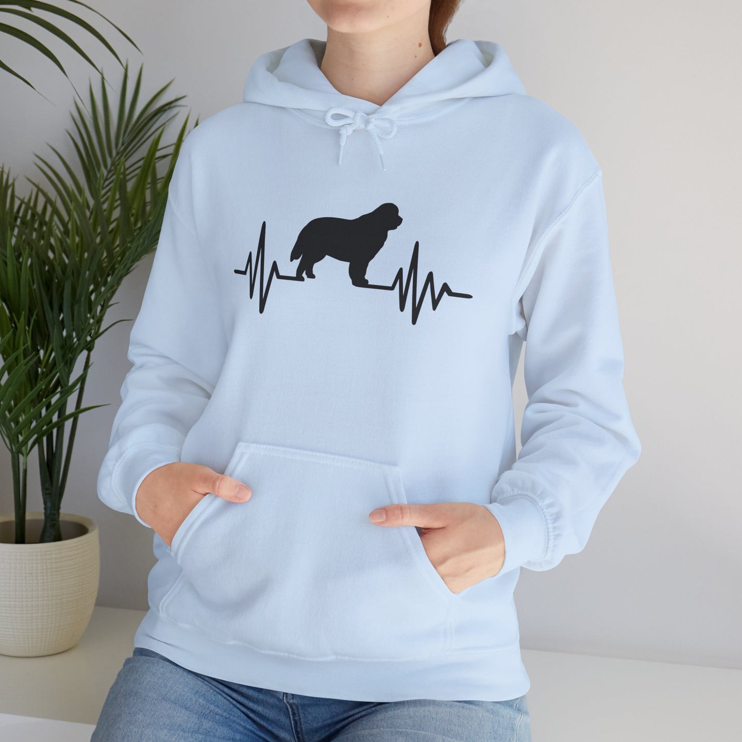 My Heart Beats For Newfies Unisex Hoodie
