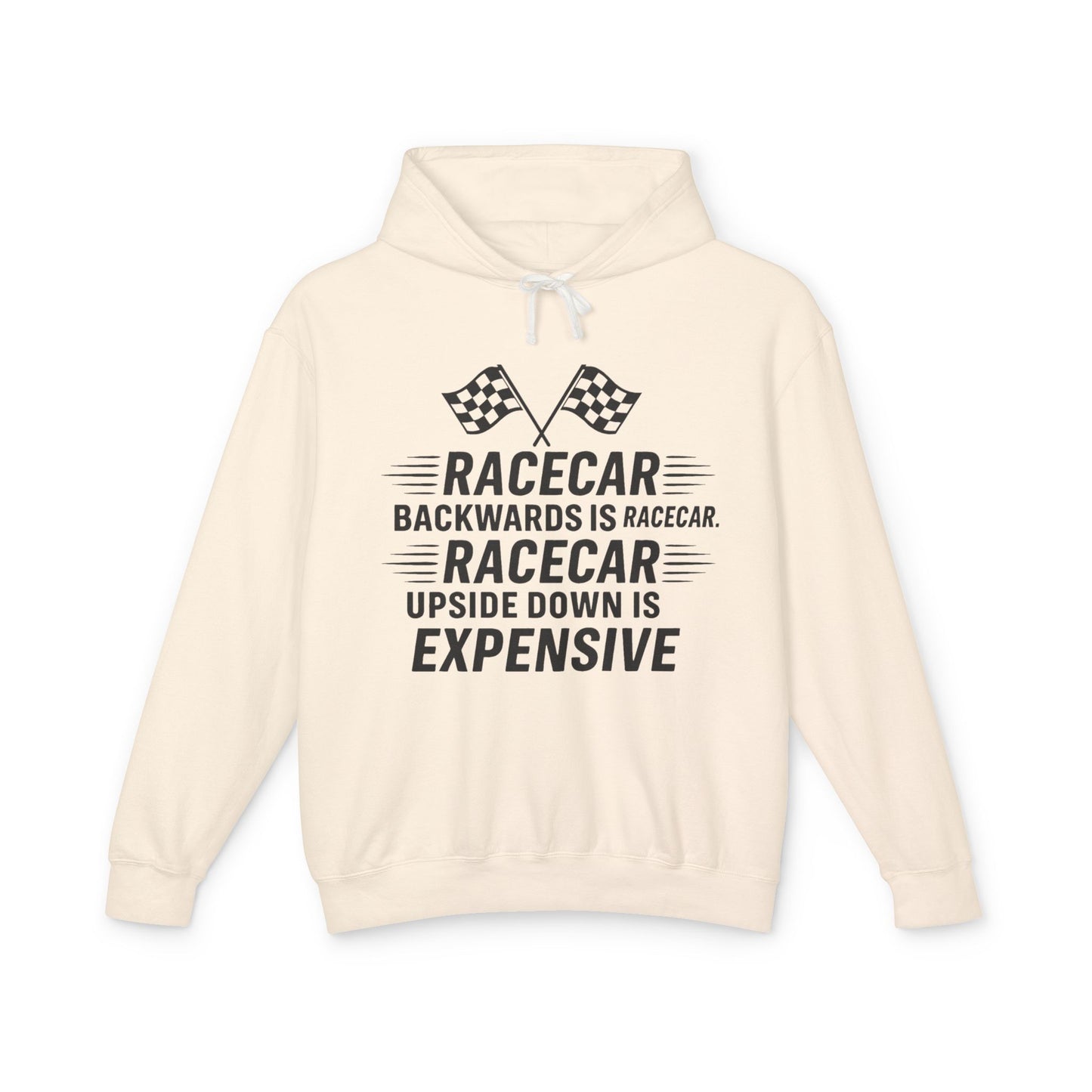 Racecar Backwards Unisex Lightweight Hoodie