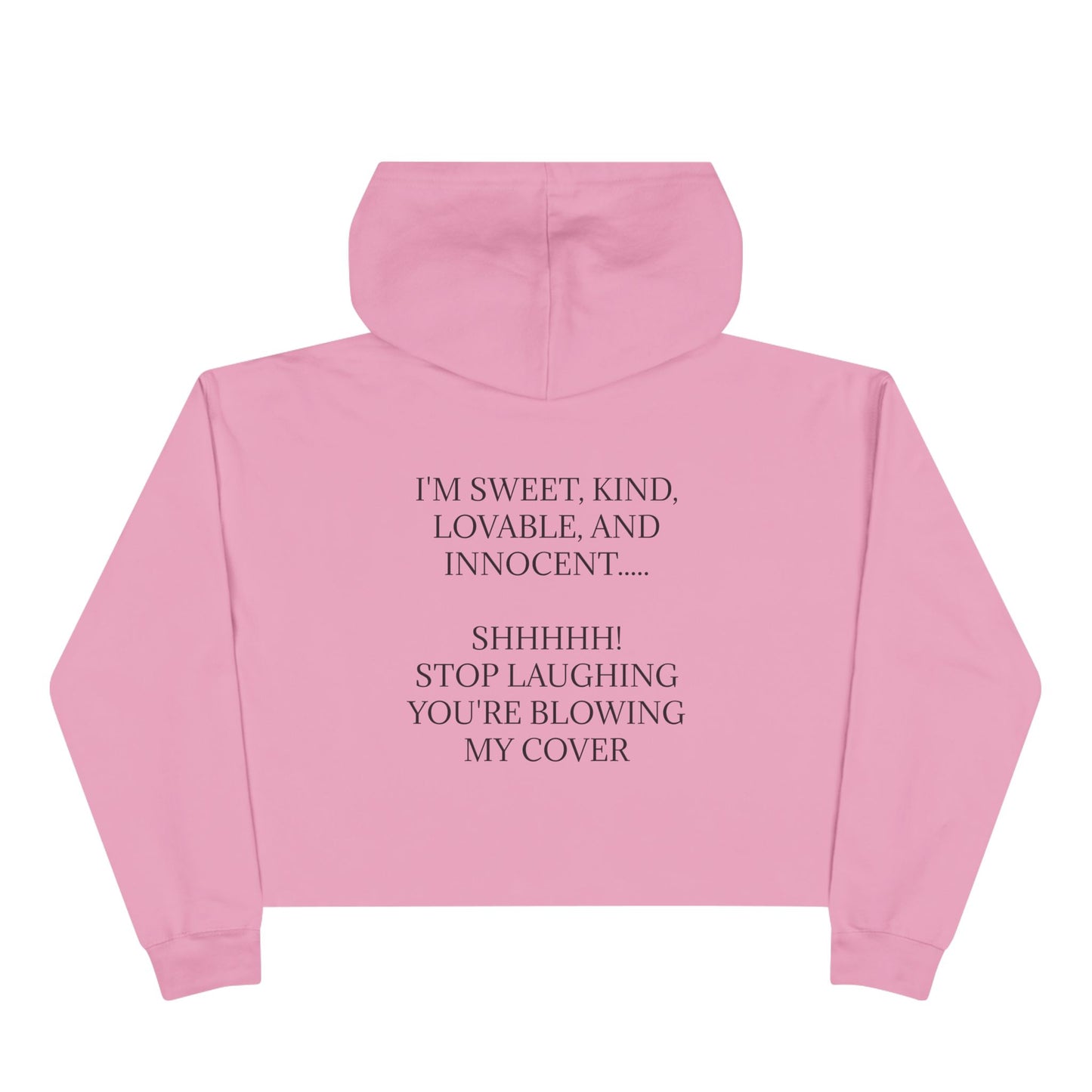 Blowing My Cover Women's Crop Hoodie
