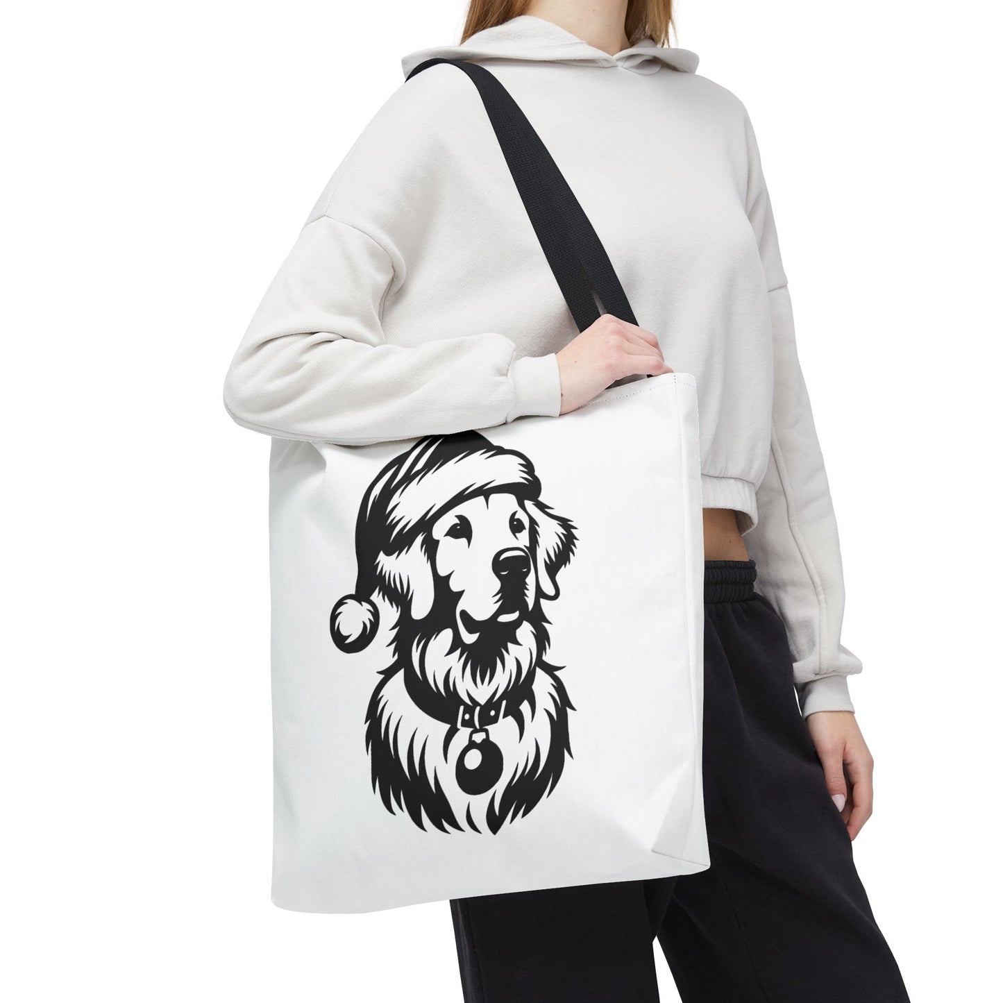 Santa Paws Golden Tote Bag