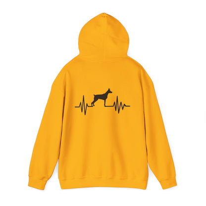 My Heart Beats For Dobermans Unisex Hoodie