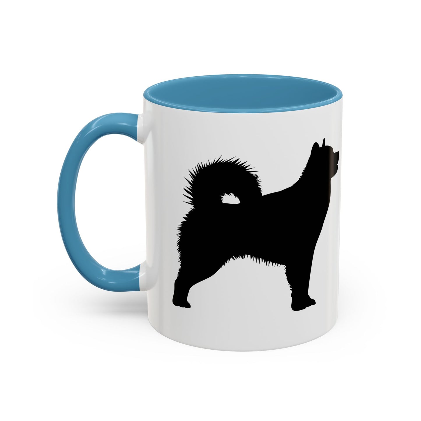 Malamute Silhouette 2-Tone Coffee Mug