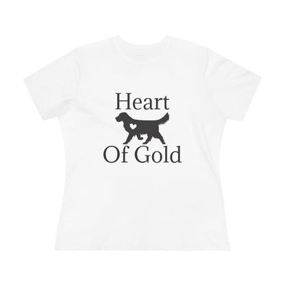 Heart Of Gold Women's Short Sleeve Crewneck Tee