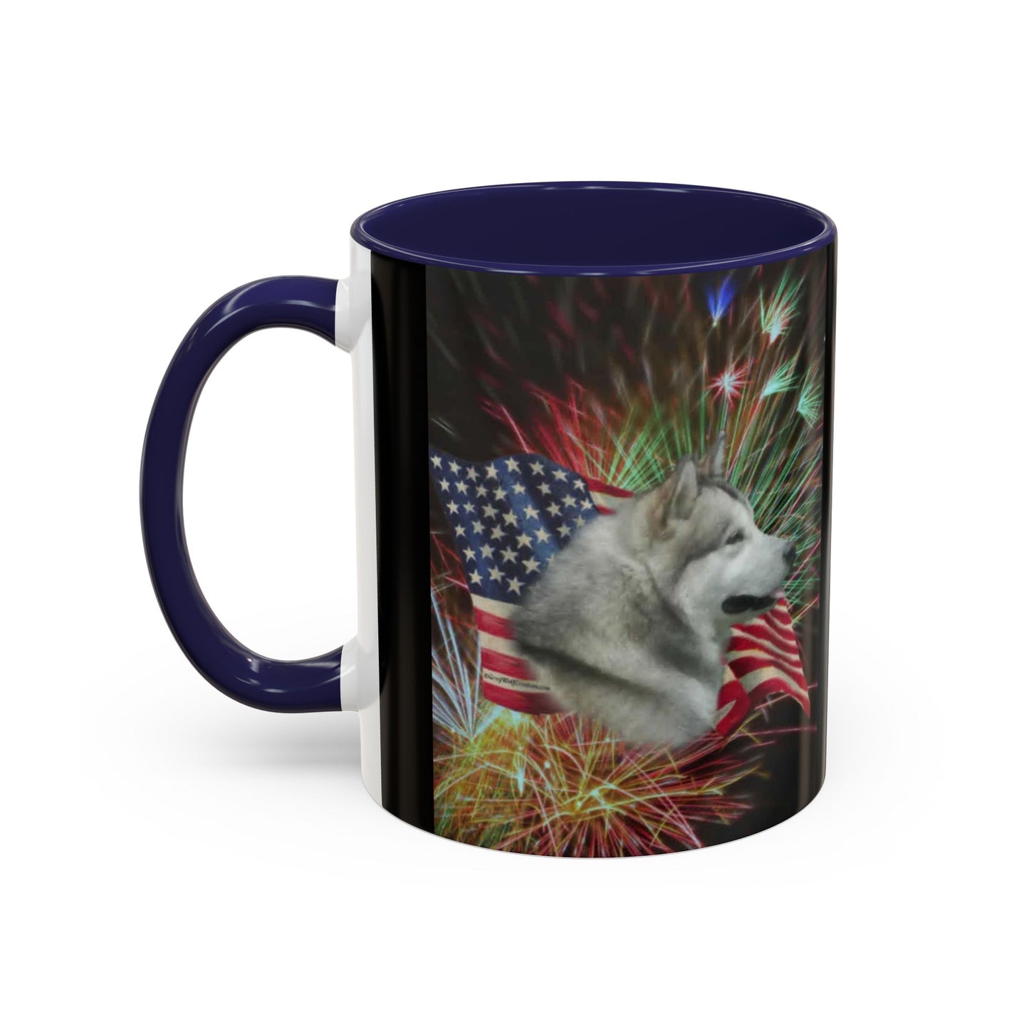 American Malamute 2-Tone Coffee Mug