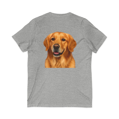 Golden Head Unisex Short Sleeve V-Neck Tee