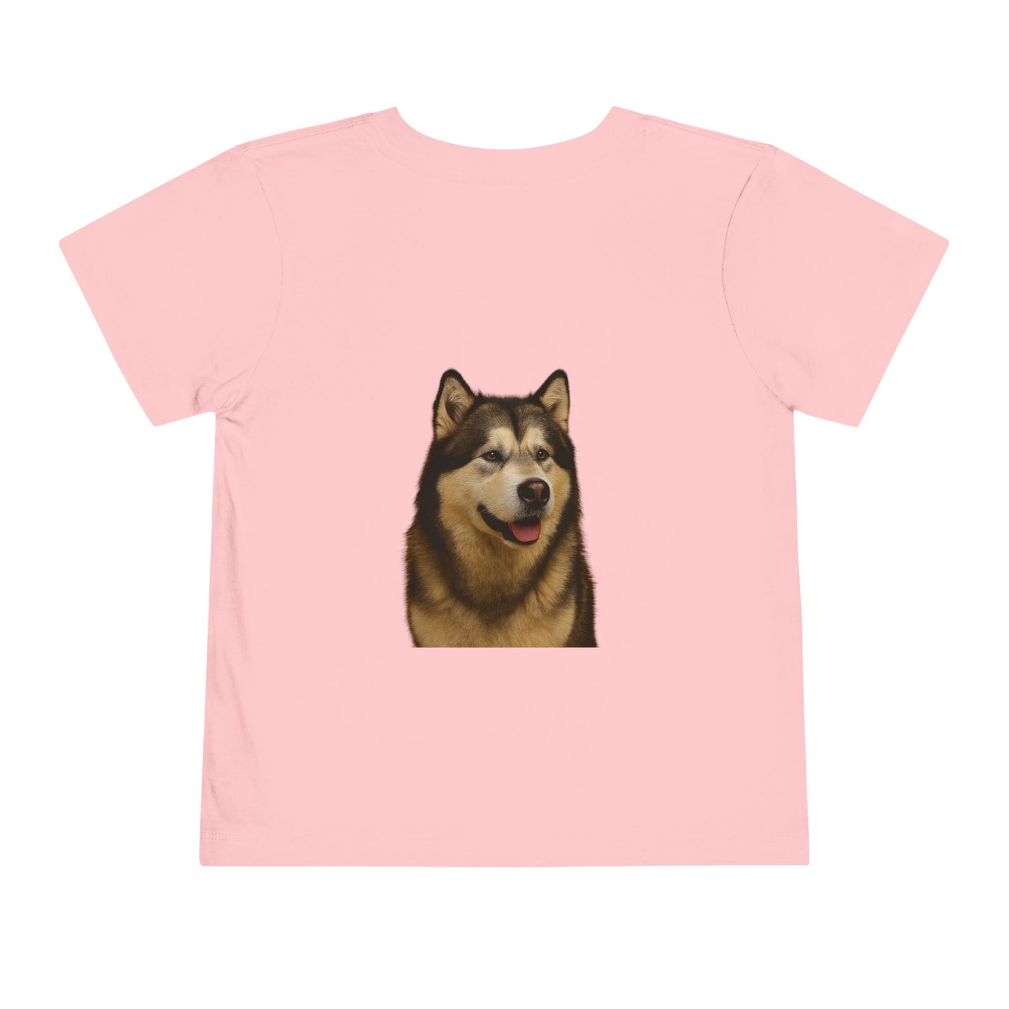 Malamute Head Toddler Unisex Short Sleeve Crewneck Tee