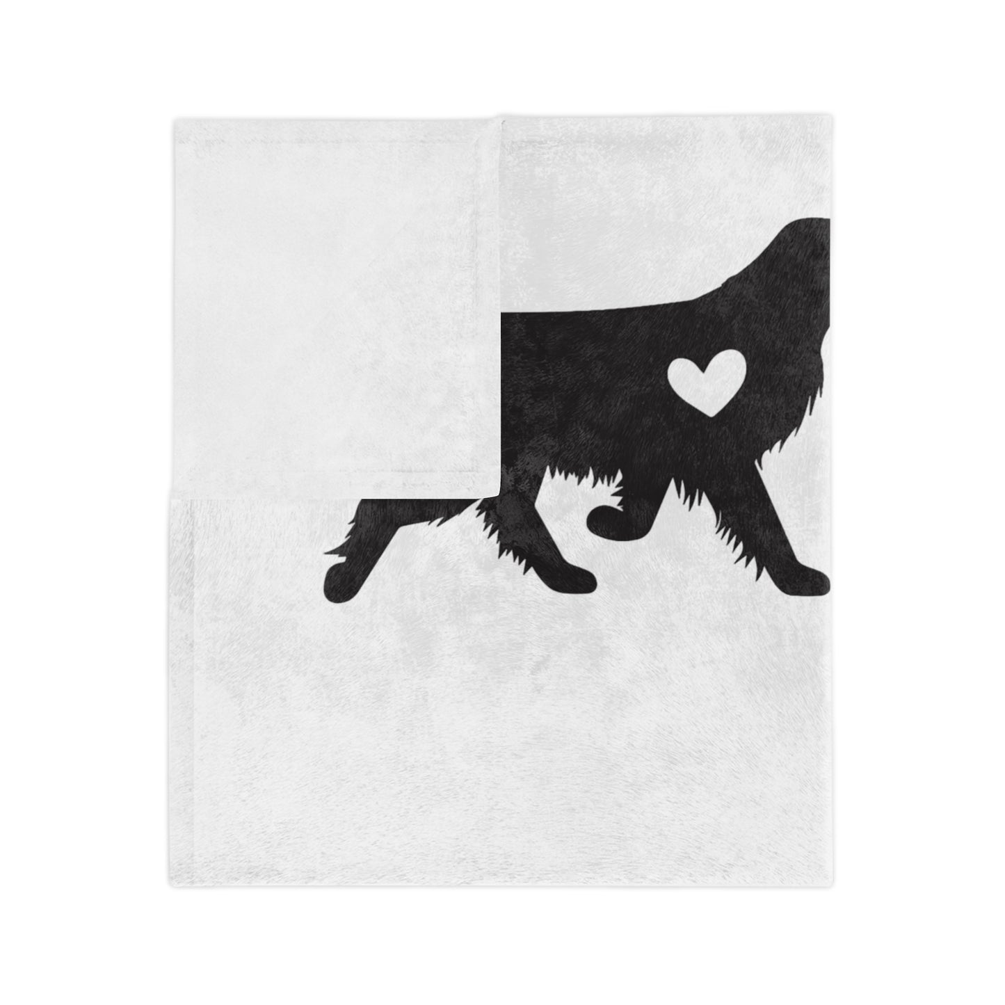 Heart Of Gold Velveteen Microfiber Blanket