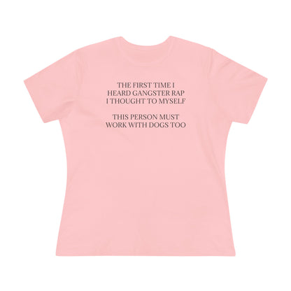 Gangster Rap Women's Short Sleeve Crewneck Tee