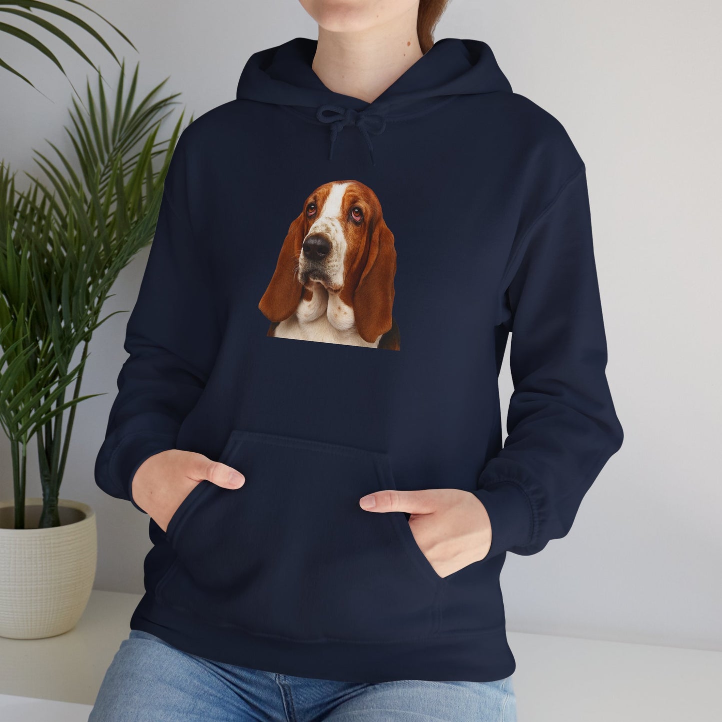 Basset Head Unisex Hoodie