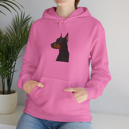 Doberman Head Unisex Hoodie