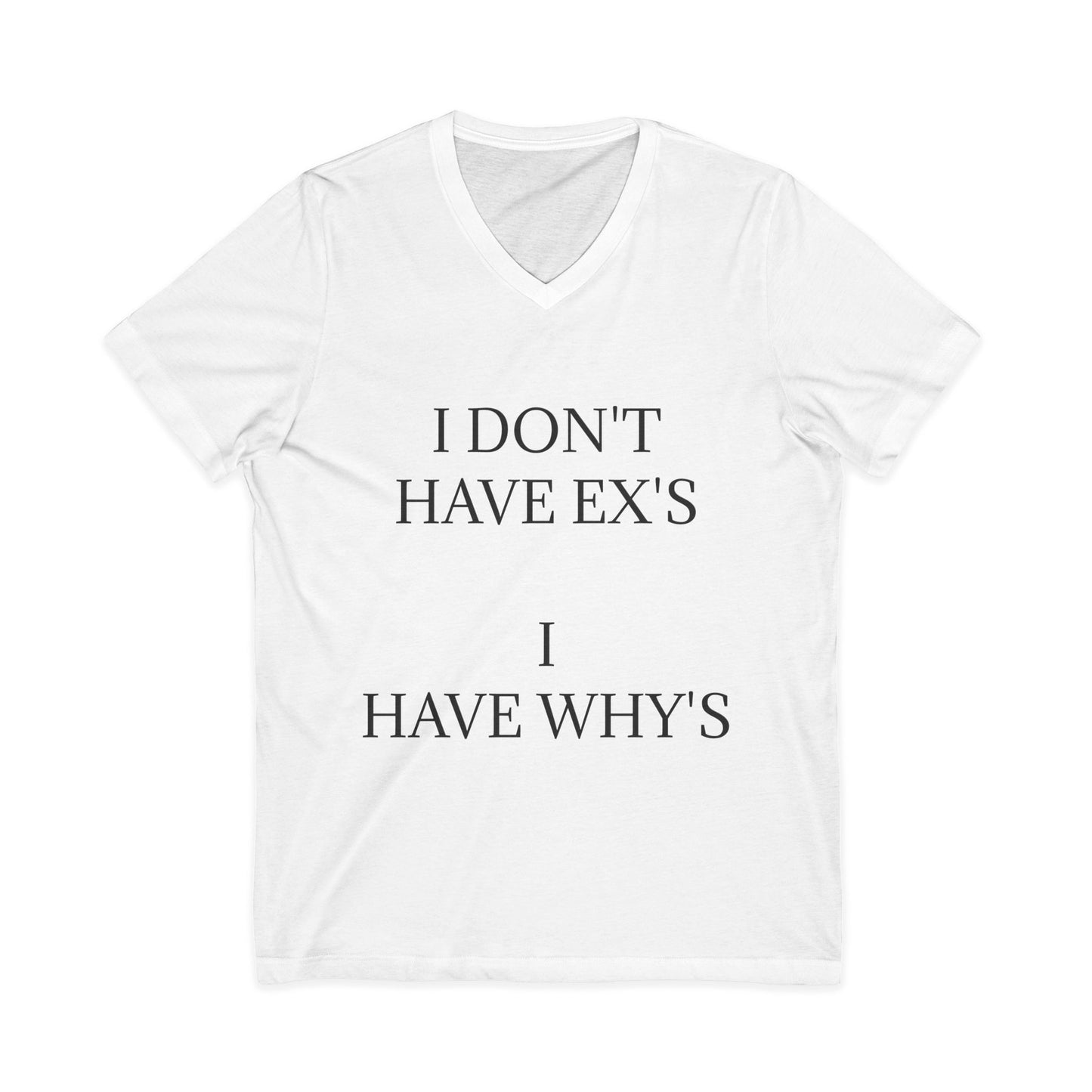 X's And Y's Unisex Short Sleeve V-Neck Tee