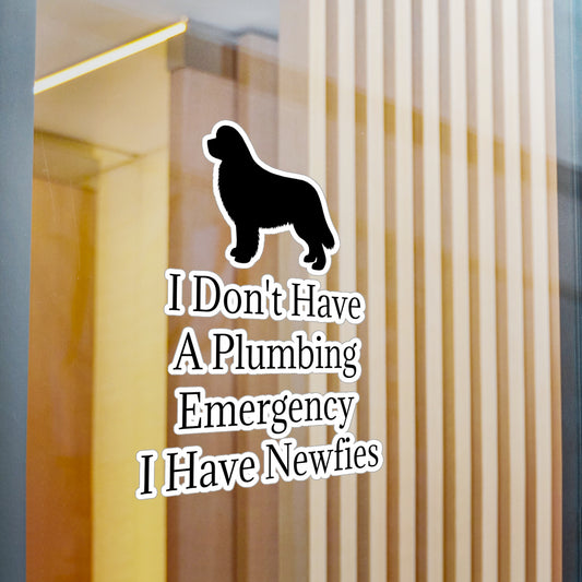 Plumbing Emergency Vinyl Decal