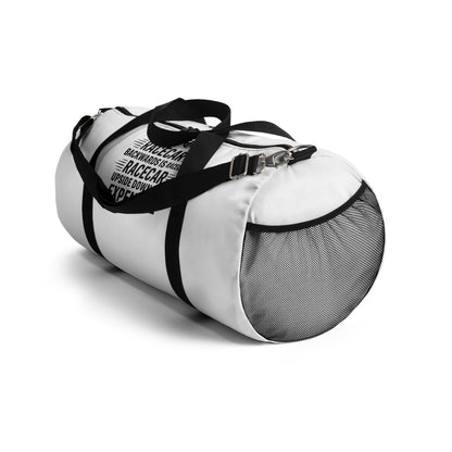 Racecar Backwards Duffel Bag