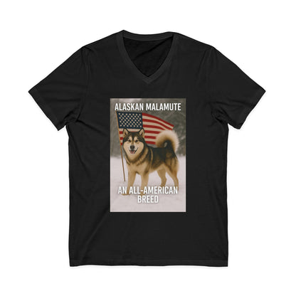 All-American Breed Unisex Short Sleeve V-Neck Tee