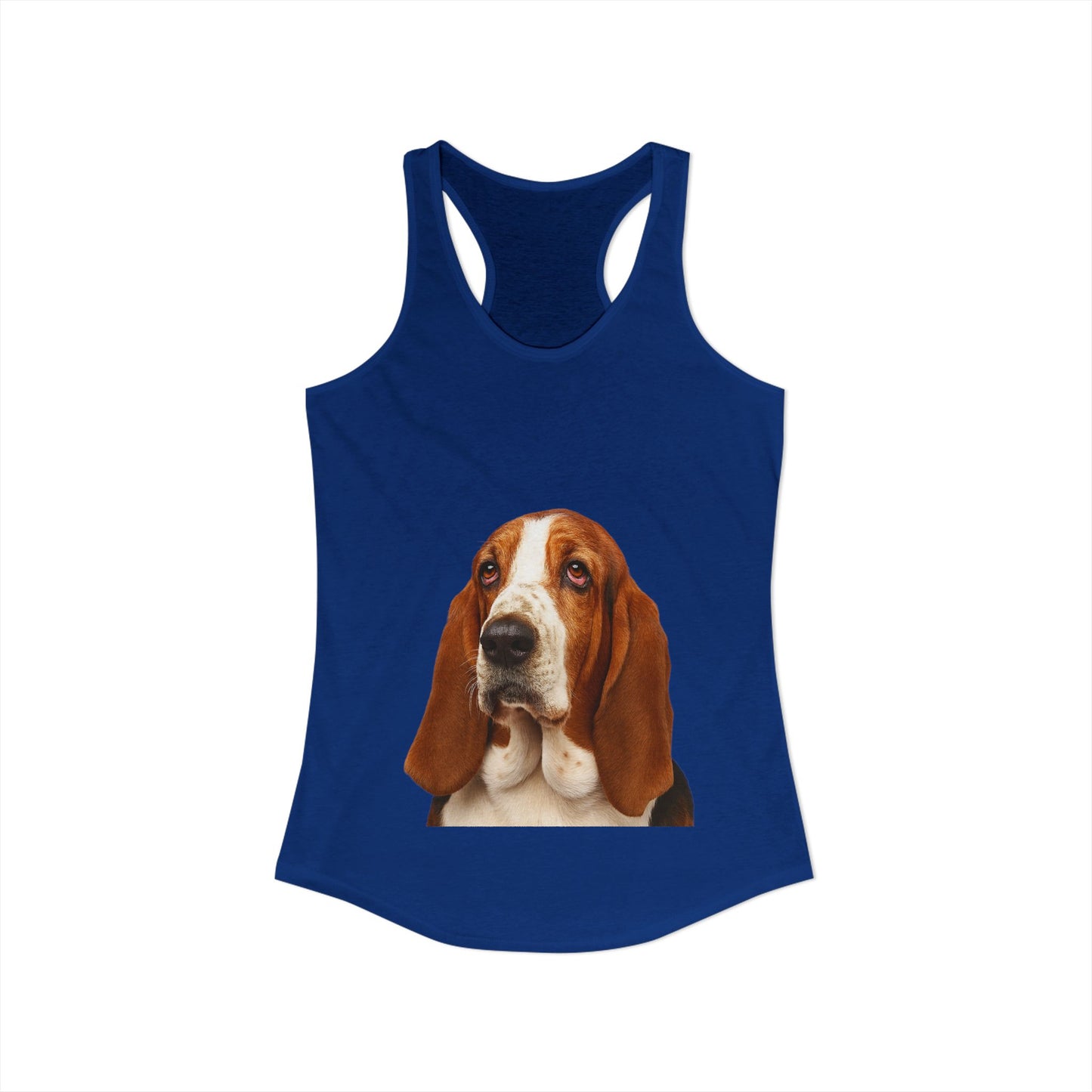 Basset Head Women's Racerback Tank