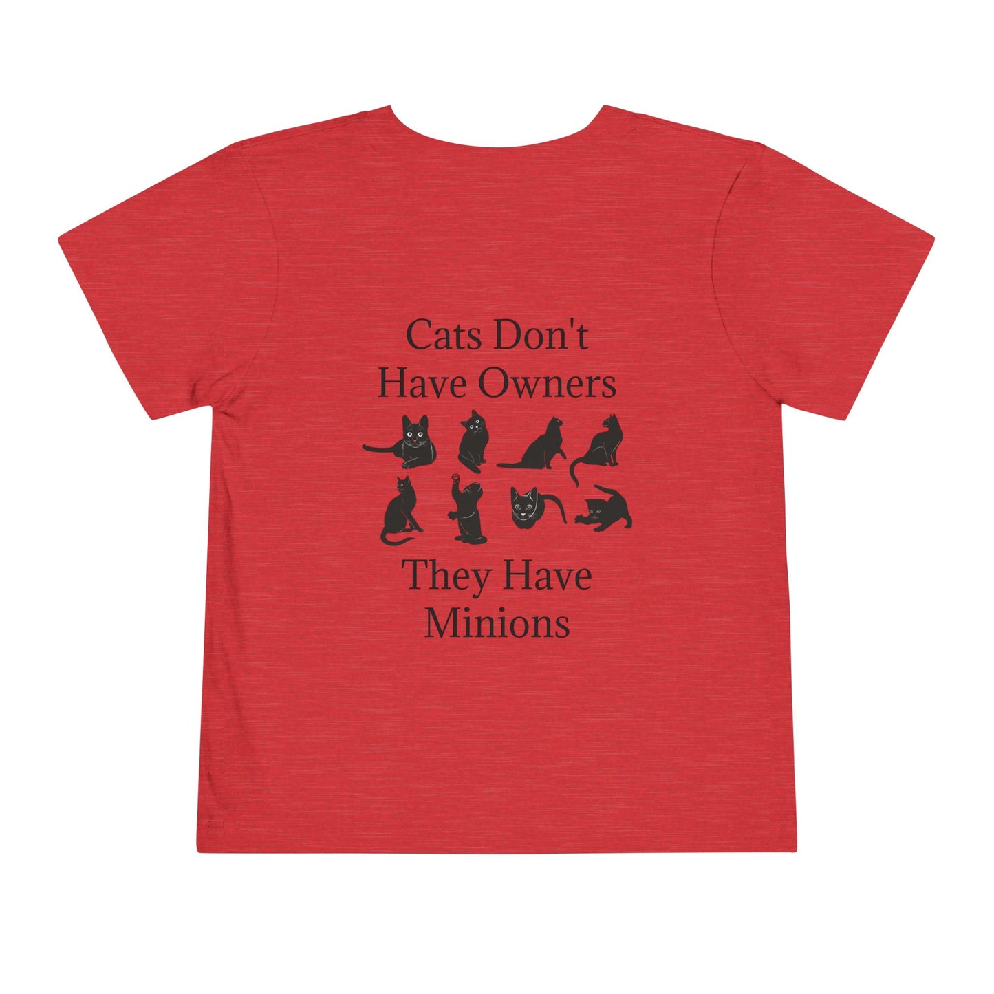 Cat Minions Toddler Unisex Short Sleeve Crewneck Tee