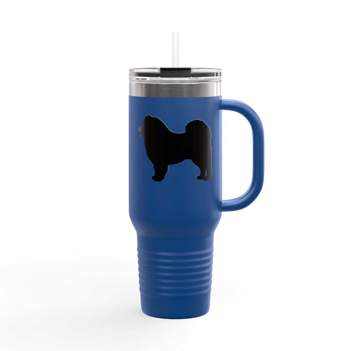 Samoyed Silhouette Insulated Travel Mug