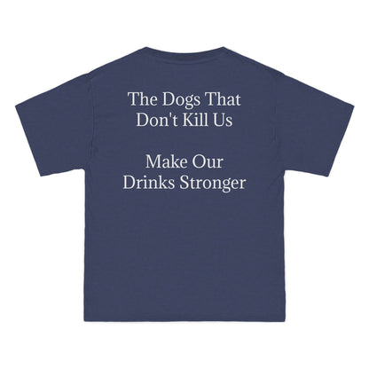 Drinks Stronger Men's Short-Sleeve Crewneck Tee