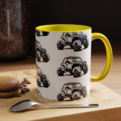 Off The Beaten Path Side By Side 2-Tone Coffee Mug