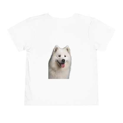 Samoyed Head Toddler Unisex Short Sleeve Crewneck Tee